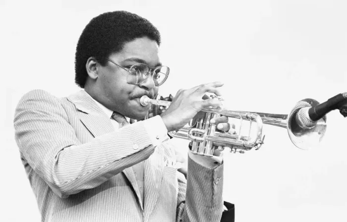 Framed Print : Wynton Marsalis, Knebworth, Hertfordshire, 1982. Artist: Brian O Connor Framed Print : Wynton Marsalis, Knebworth, Hertfordshire, 1982. Artist: Brian O Connor