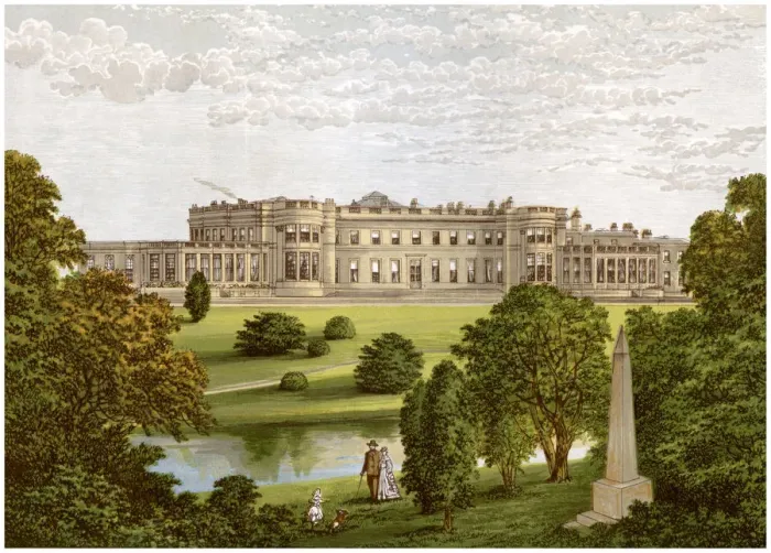 Framed Print : Wynyard Park, County Durham, home of the Marquis of Londonderry, c1880 Framed Print : Wynyard Park, County Durham, home of the Marquis of Londonderry, c1880