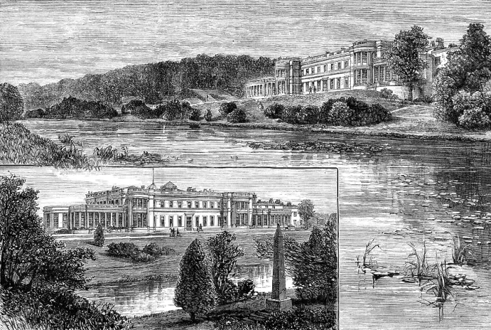 Framed Print : Wynyard Park, seat of the Marquis of Londonderry, visited by the Prince and Princess of Wales, 1883. Creator: Unknown Framed Print : Wynyard Park, seat of the Marquis of Londonderry, visited by the Prince and Princess of Wales, 1883. Creator: Unknown