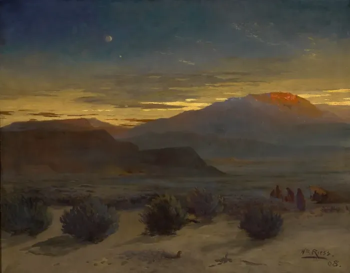Framed Print : Wyoming Desert, 1908. Creator: Wilhelm J Riess Framed Print : Wyoming Desert, 1908. Creator: Wilhelm J Riess