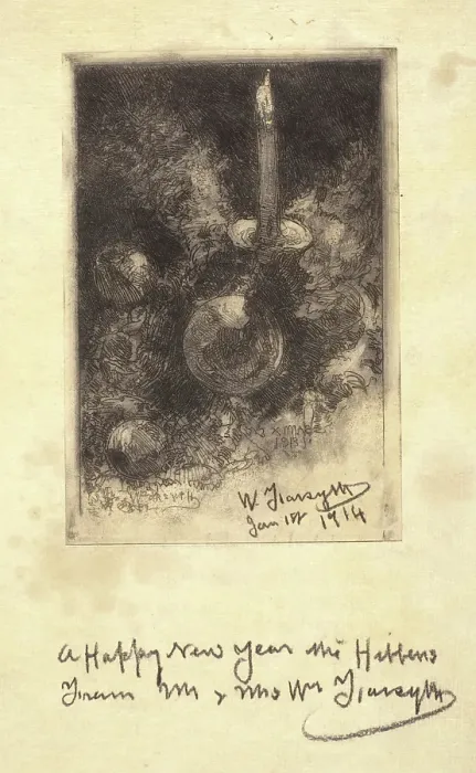 Framed Print : X-Mas 1913, 1914. Creator: William Forsyth Framed Print : X-Mas 1913, 1914. Creator: William Forsyth