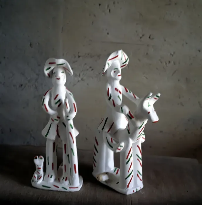 Framed Print : Xiurells made in La Cabaneta, popular figures from the Balearic Islands, which are also whistles Framed Print : Xiurells made in La Cabaneta, popular figures from the Balearic Islands, which are also whistles