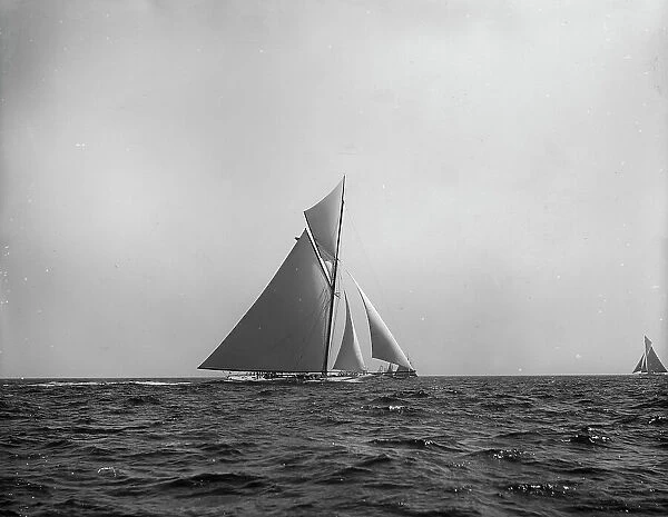 Yacht, between 1890 and 1920. Creator: Unknown