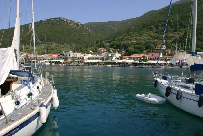 Framed Print : Yachts, Sami, Kefalonia, Greece Framed Print : Yachts, Sami, Kefalonia, Greece