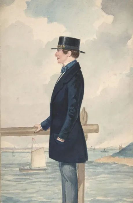 Framed Print : A Yachtsman, 1806-65. Creator: Robert Dighton the Younger Framed Print : A Yachtsman, 1806-65. Creator: Robert Dighton the Younger