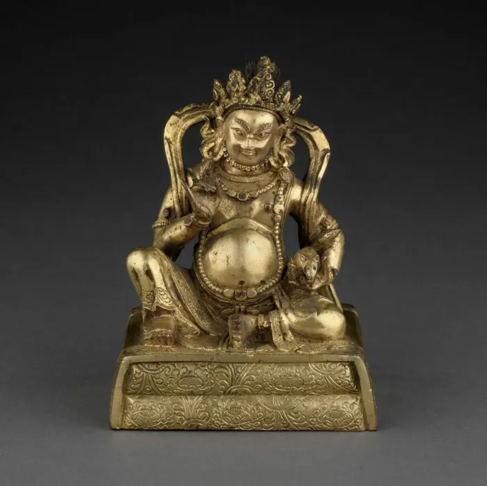Framed Print : Yaksha General Holding a Mongoose, 18th century. Creator: Unknown Framed Print : Yaksha General Holding a Mongoose, 18th century. Creator: Unknown