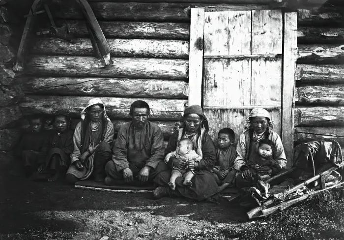 Framed Print : Yakut Family, 1890. Creator: Unknown