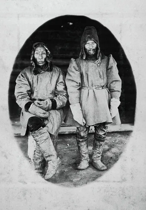 Framed Print : Yakut hunters, late 19th cent - early 20th cent. Creator: I Popov Framed Print : Yakut hunters, late 19th cent - early 20th cent. Creator: I Popov