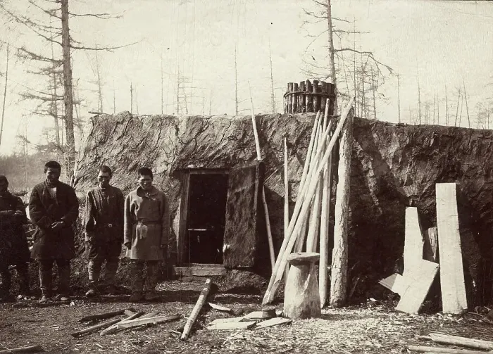 Framed Print : Yakut yurt, 1895-1939. Creator: L Veniukov Framed Print : Yakut yurt, 1895-1939. Creator: L Veniukov