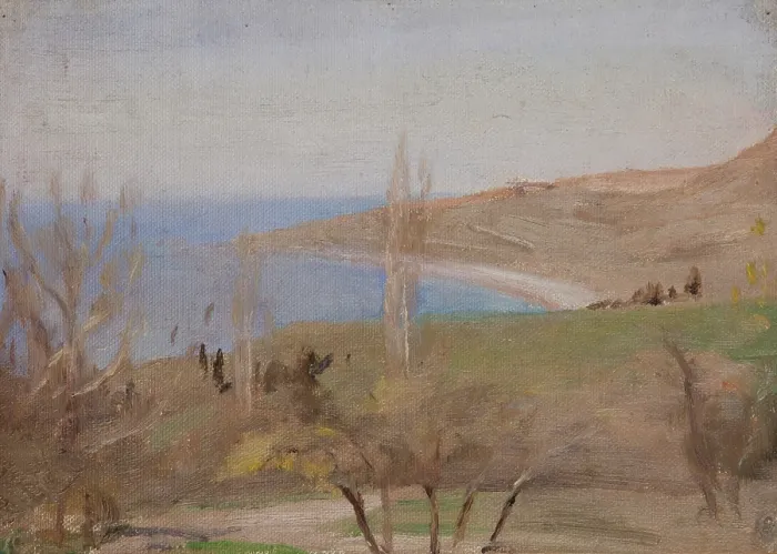 Framed Print : Yalta (Spring-Poplars), 1906. Creator: Jan Ciaglinski Framed Print : Yalta (Spring-Poplars), 1906. Creator: Jan Ciaglinski
