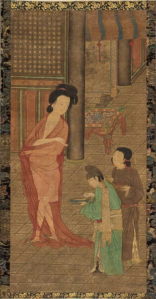 Yang Guifei after bathing. Creator: Zhou Fang (Chou Fang) (c. 730-800)