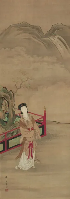Framed Print : Yang Guifei, Japan, 1789-92. Creator: Shunsho Framed Print : Yang Guifei, Japan, 1789-92. Creator: Shunsho