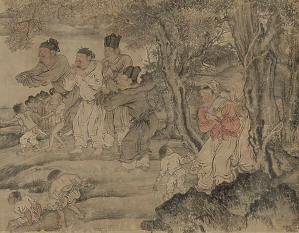 Yang Pu Moving His Family, Yuan dynasty (1279-1368). Creator: Unknown