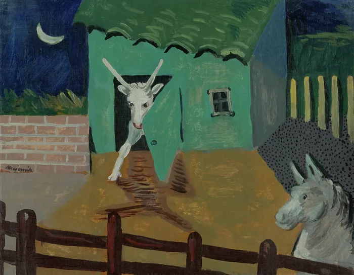 Framed Print : A Yard, 1935-1936. Creator: Cyprian Majernik Framed Print : A Yard, 1935-1936. Creator: Cyprian Majernik