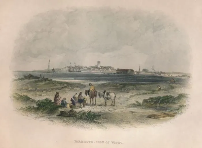 Framed Print : Yarmouth, Isle of Wight, c19th century. Creator: Unknown Framed Print : Yarmouth, Isle of Wight, c19th century. Creator: Unknown