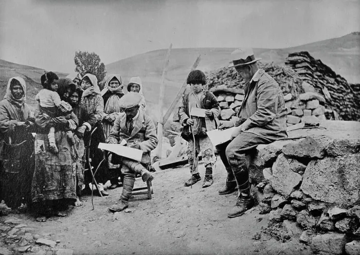 Framed Print : Yarrow allotting relief to Armenian orphans, between c1915 and c1920. Creator: Bain News Service Framed Print : Yarrow allotting relief to Armenian orphans, between c1915 and c1920. Creator: Bain News Service