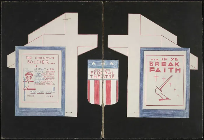 Framed Print : If Ye Break Faith, Miami, FL, 1938. Creator: Unknown Framed Print : If Ye Break Faith, Miami, FL, 1938. Creator: Unknown