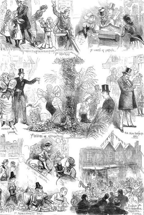 Framed Print : 'Ye Old English Fayre' at the Royal Albert Hall, 1881. Creator: Unknown Framed Print : 'Ye Old English Fayre' at the Royal Albert Hall, 1881. Creator: Unknown