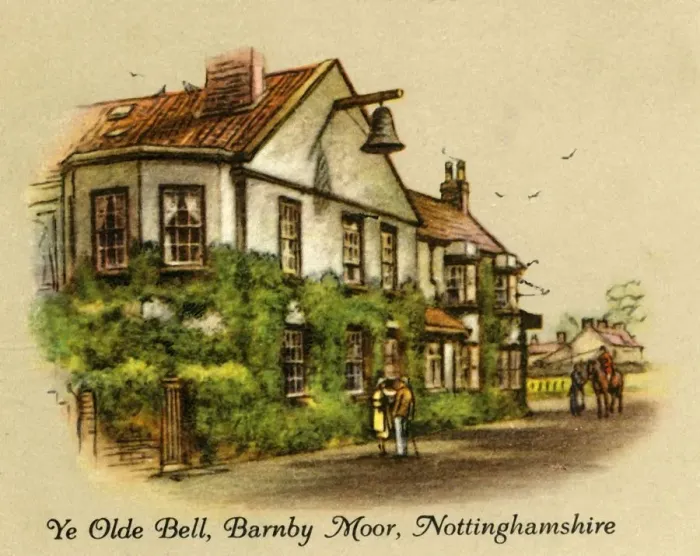 Framed Print : Ye Olde Bell, Barnby Moor, Nottinghamshire, 1936. Creator: Unknown Framed Print : Ye Olde Bell, Barnby Moor, Nottinghamshire, 1936. Creator: Unknown