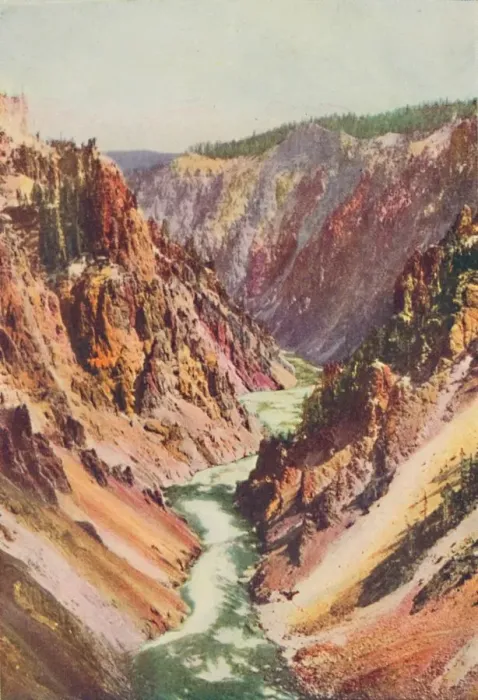 Framed Print : The Yellowstone River, 1916 Framed Print : The Yellowstone River, 1916