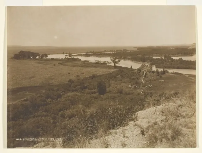 Framed Print : Yellowstone River, c. 1906. Creator: Laton Alton Huffman Framed Print : Yellowstone River, c. 1906. Creator: Laton Alton Huffman