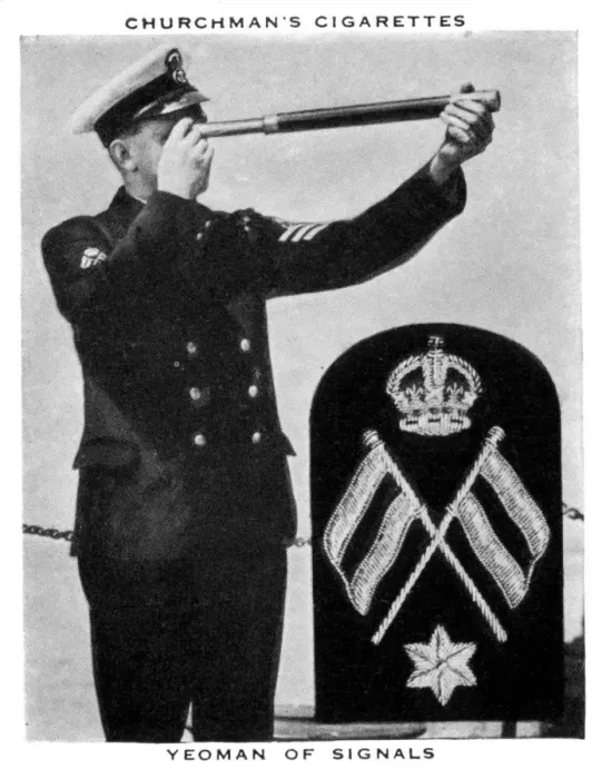 Framed Print : Yeoman of Signals, 1937. Artist: WA & AC Churchman Framed Print : Yeoman of Signals, 1937. Artist: WA & AC Churchman
