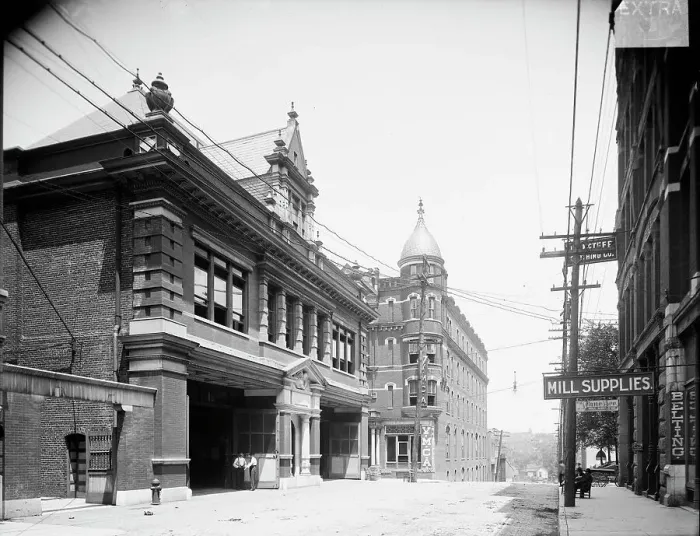 Framed Print : Y.M.C.A. fire & police headquarters, Knoxville, Tenn. between 1900 and 1915. Creator: Byron Company. Y.M.C.A. fire & police headquarters, Knoxville, Tenn. between 1900 and 1915. Creator: Byron Company Framed Print : Y.M.C.A. fire & police headquarters, Knoxville, Tenn. between 1900 and 1915. Creator: Byron Company. Y.M.C.A. fire & police headquarters, Knoxville, Tenn. between 1900 and 1915. Creator: Byron Company