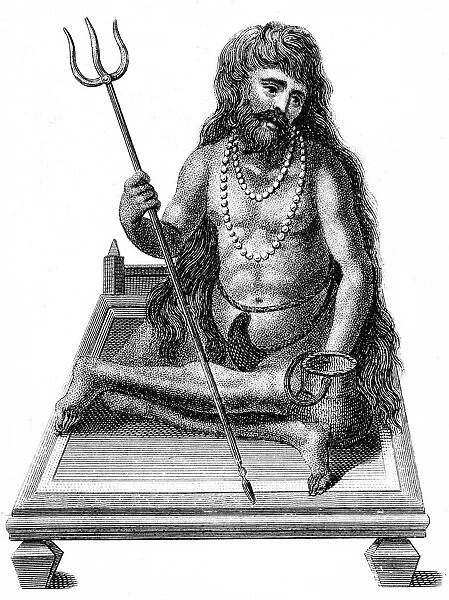 A Yogi meditating, 1811