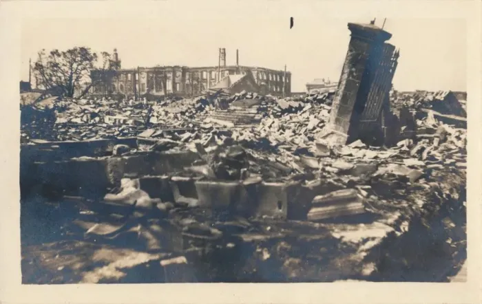 Framed Print : Yokohama Earthquake, 1923 Framed Print : Yokohama Earthquake, 1923