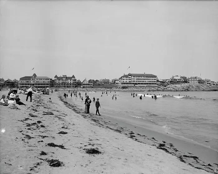 Framed Print : York Beach, York, Maine, c1908. Creator: Unknown Framed Print : York Beach, York, Maine, c1908. Creator: Unknown