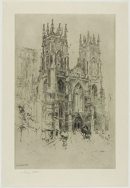 York Cathedral, 1898. Creator: Charles John Watson