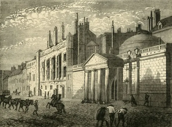Framed Print : York House in 1795, (1881). Creator: Unknown Framed Print : York House in 1795, (1881). Creator: Unknown