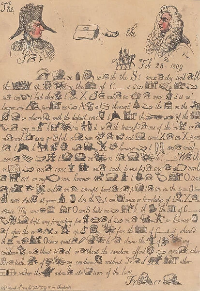 Yorkshire Hieroglyphics, Plate 3, March 13, 1809. March 13, 1809