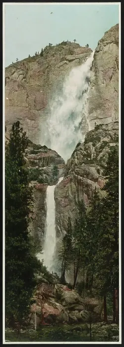 Framed Print : Yosemite Falls, California, c1898. Creator: William H. Jackson Framed Print : Yosemite Falls, California, c1898. Creator: William H. Jackson