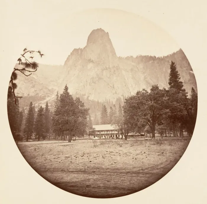 Framed Print : [Yosemite National Park, California], ca. 1878. Creator: Carleton Emmons Watkins