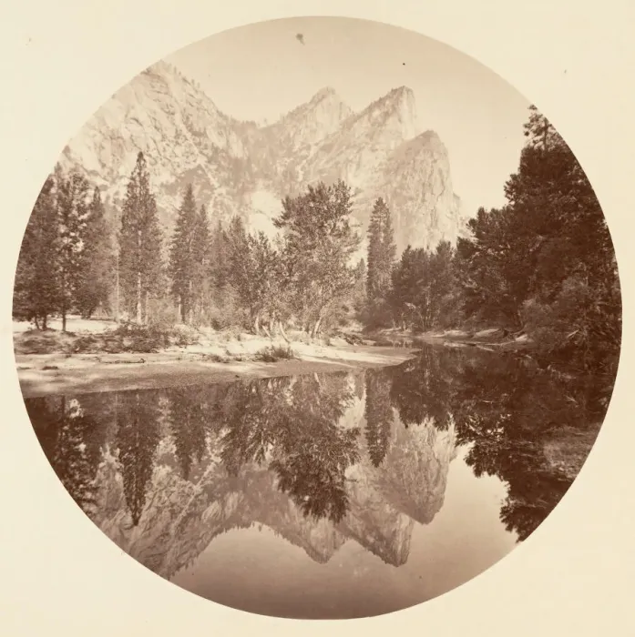 Framed Print : [Yosemite National Park, California], ca. 1878. Creator: Carleton Emmons Watkins