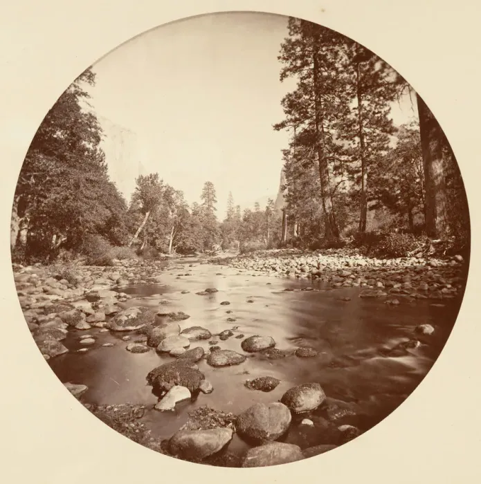 Framed Print : [Yosemite National Park, California], ca. 1878. Creator: Carleton Emmons Watkins