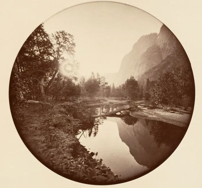 Framed Print : [Yosemite National Park, California], ca. 1878. Creator: Carleton Emmons Watkins
