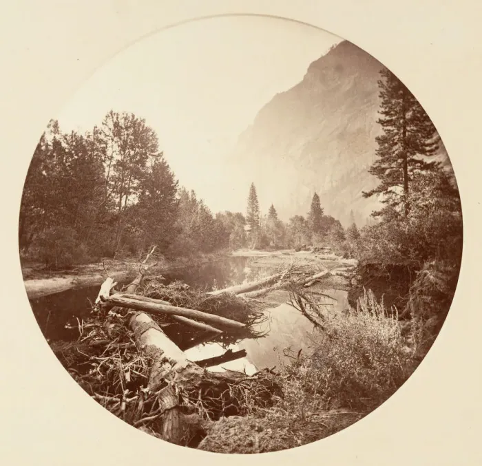 Framed Print : [Yosemite National Park, California], ca. 1878. Creator: Carleton Emmons Watkins