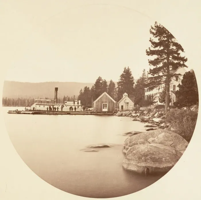 Framed Print : [Yosemite National Park, California], ca. 1878. Creator: Carleton Emmons Watkins