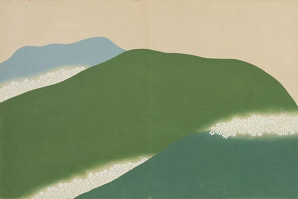 Yoshino. From the series 'A World of Things (Momoyogusa)', 1909-1910. Creator: Sekka, Kamisaka (1866-1942). Yoshino. From the series 'A World of Things (Momoyogusa)', 1909-1910. Creator: Sekka, Kamisaka (1866-1942)
