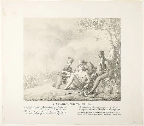 So you, German, Triumph!, c. 1814. Creator: Marie Electrine Stuntz
