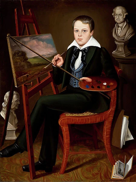 The Young Artist (image 1 of 2), between c1838 and c1839. Creator: Randall Palmer