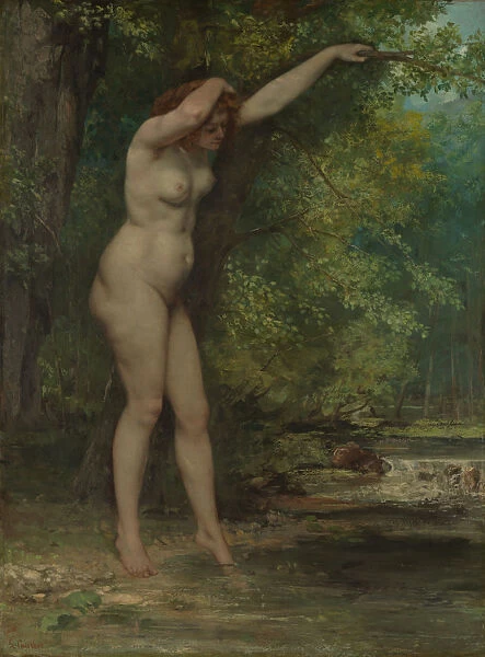 The Young Bather, 1866. Creator: Gustave Courbet