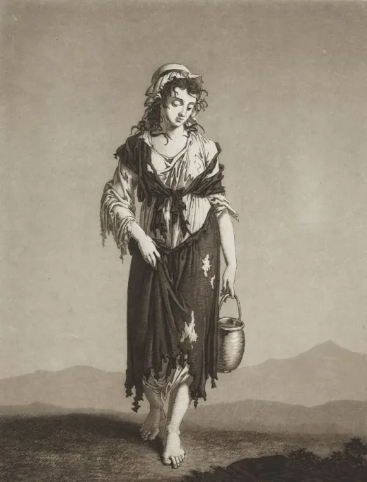 Framed Print : The Young Beggars, c. 1800. Creator: Karl Ludwig Bernhard Buchhorn (German, 1770-1856) Framed Print : The Young Beggars, c. 1800. Creator: Karl Ludwig Bernhard Buchhorn (German, 1770-1856)