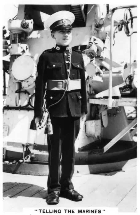 Framed Print : Young bugler of the Royal Marines, 1937 Framed Print : Young bugler of the Royal Marines, 1937