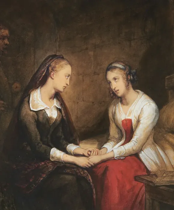 Framed Print : The Young Captive, 1832. Creator: Ary Scheffer Framed Print : The Young Captive, 1832. Creator: Ary Scheffer