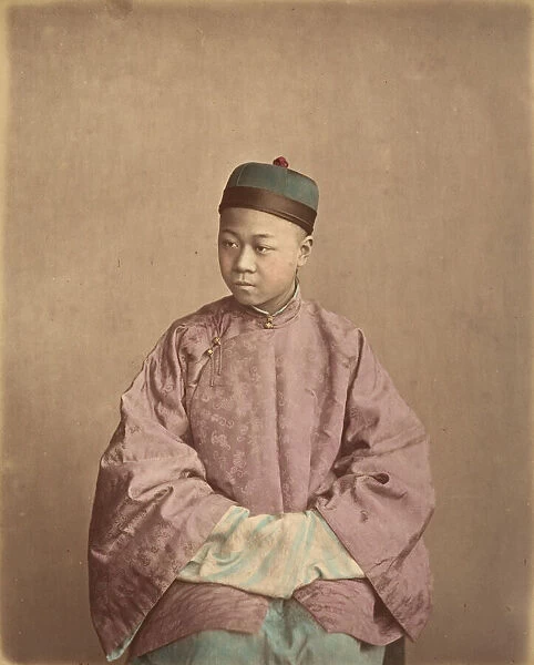[Young Chinese Gentleman], 1870s. Creator: Baron Raimund von Stillfried