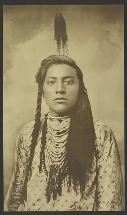 Framed Print : Young Crow Groom, Ft. Keogh, negative 1878-1881. Creator: Laton Alton Huffman Framed Print : Young Crow Groom, Ft. Keogh, negative 1878-1881. Creator: Laton Alton Huffman