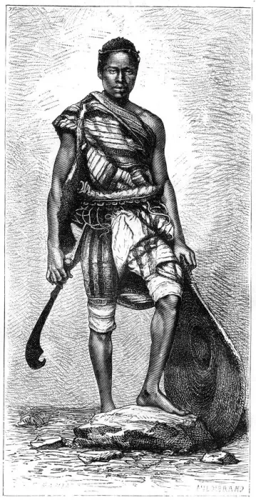 Framed Print : A young Dahomian, Guinea, c1870s. Artist: E Ronjat Framed Print : A young Dahomian, Guinea, c1870s. Artist: E Ronjat